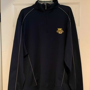 CB DryTec Marquette University Golden Eagles   Navy Blue Men’s Zip Pullover